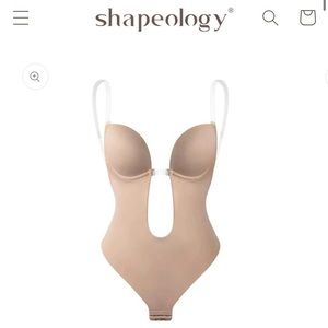 Shapeology Backless Bra Shape Bodysuit